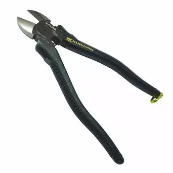 Fujiya Electrician Master Powerful Nippers 200mm Black Gold Micro Mirror Blade Easily Cuts Covered Wires and Creates Beautiful Cross Sections