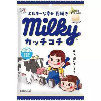 Fujiya Katchikochi Milky Pouch 72 гСамые толстые конфеты в истории Milky, со вкусом lСамые толстые конфеты в истории Milky, со вкусом 1