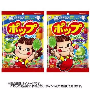 «Fujiya Pop Candy Bag 20 шт.» Особенности. Четыре разных вкуса - виноград, апельсин, клубника и м ” Особенности. Четыре разных вкуса - виноград, апельсин 1
