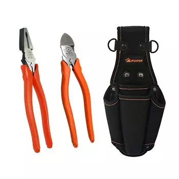 Fujiya set eccentric pliers/nipper pliers/eccentric nippers/holder MOS-F1