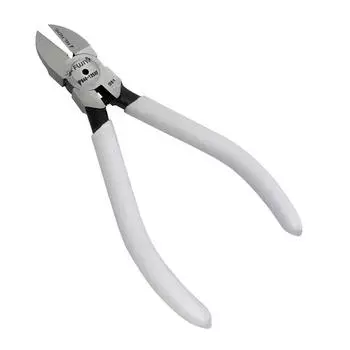 Fujiya Single Edge Plastic Nippers 125mm Ideal for cutting engineering plastics and hard resins (Straight Blade) HP940-125XF