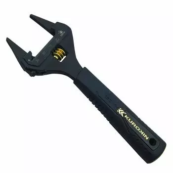 Fujiya Tools, FLT-34-BG, Adjustable wrench Thin Tip Type, Black & Gold color-