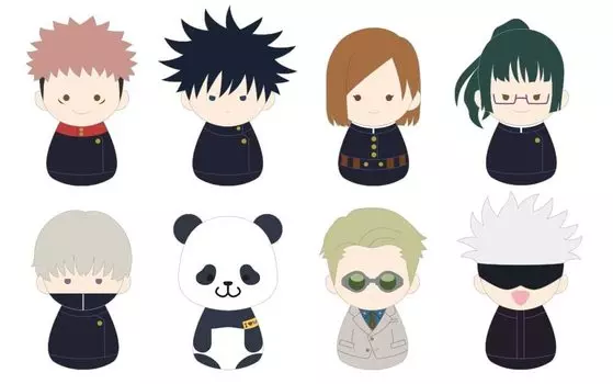 FUKUBUKU COLLECTION Jujutsu Kaisen Trading Mascot 1BOX 8 pieces Total 8 types GW338 =