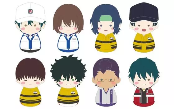 FUKUBUKU COLLECTION New Prince of Tennis Trading Mascot 1BOX 8 pieces Total 8 types GW552 vol.1 =