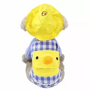 Fukufuku Cute Pet Маленькая и средняя собака Одежда для собак Собака Милая собака Кошка Идет Шапка Включена Одежда, Одежда, Одежда, Косплей, Костюм, Популярный, Маскировка,