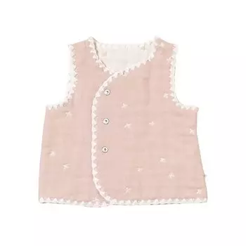 Fukufuku Gauze Chokki Shell Pink 21251010 [10mois] (6-layer Gauze)