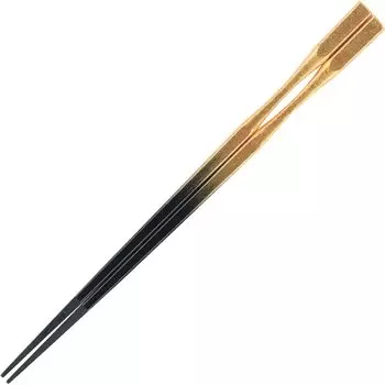 Fukui Craft PBT Resin Coated Made in Dishwasher Pestle Type Takushima Two Colored Gold Made in Japan Chopsticks, Chopsticks, Japan, Safe, Chopsticks,