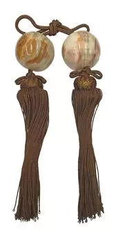 Fukui Metal Crafts Fuchin Material Onyx Brown Подвесной свиток Чайная утварь 7206