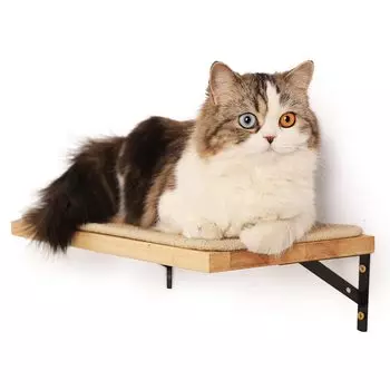 FUKUMARU Cat Step Catwalk Wooden Легко монтируется на стену