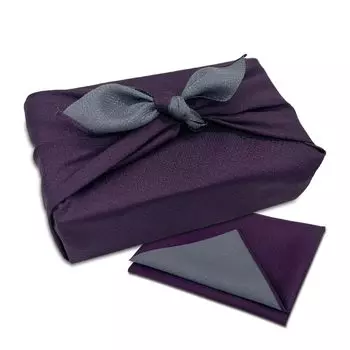 Fukushodo Furoshiki от кондитерской фабрики Kyoto Furoshiki furoshiki, складная, сделано в Японии, 70 см, фиолетовая [Производство давно существующего магазина] Двусторонняя