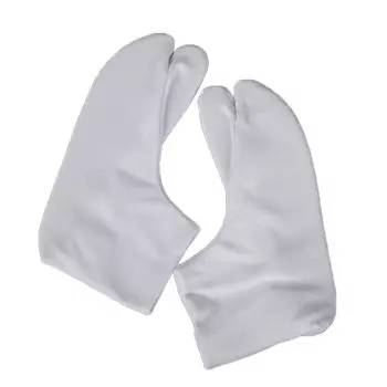 Фукусукэ из 4 частей Kohaze Подошва Cushion 3082J [hgb077] Tabi/Stretch (Сделано в Японии) (нормальный тип) [Погода в кимоно] (M) белый