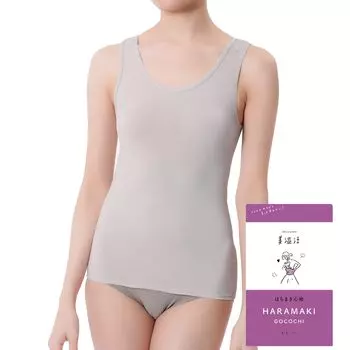 Fukusuke Beauty Warming Top with Belly Tanning Size M Warmer, Shirt, 1-Piece Set, Women s, Beige,