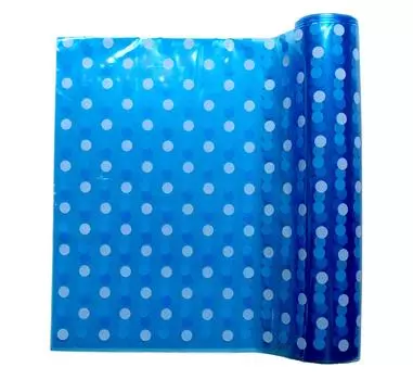 Fukusuke Kogyo Poly Сделано в рулоне из 10 штук в синюю горошек 90 x с нарезанным винилом Furoshiki Furoshiki, Япония, Кусочки, Точки, 90 см, Линии,