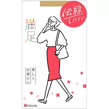 Fukusuke Satisfaction Regular ML330 Clear Nude 1P Чулки Простые чулки Чулки Материал] Нейлон, полиуретан Чулки Простые чулки