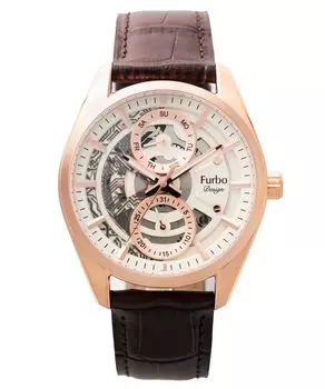 [Fulbo Design] Часы NF05W-PGBR мужские коричневые