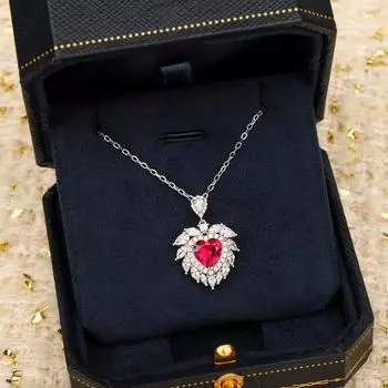 Full body 925 sterling silver and white diamond high-end jewelry necklace, goddess gift dressing, exclusive industry benchmark