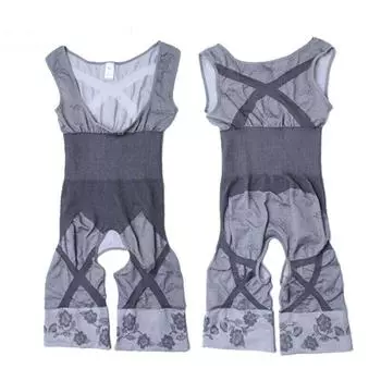 Full Body Women Shaper Compression Postpartum Shapewear Bodysuit Girdle Corset L/XL