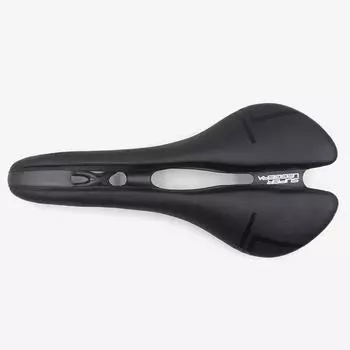 Full carbon fiber cladding hollow seat cushion road bike mountain bike saddle bicycle seat bag ultra light 273mm-130mm