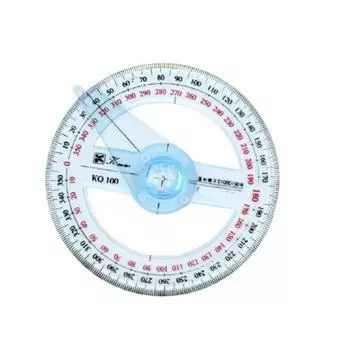Full Circle School Supplies Swing Arm Pointer Angle Ruler Goniometer Protractor Measuring tools