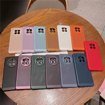 Чехол с полным покрытием, рассеивающий тепло, с пленкой для объектива для Huawei Mate 60 50 50E 30 Pro Plus, дышащая охлаждающая сетка, жесткий корпус из ПК Mate 30 чёрный