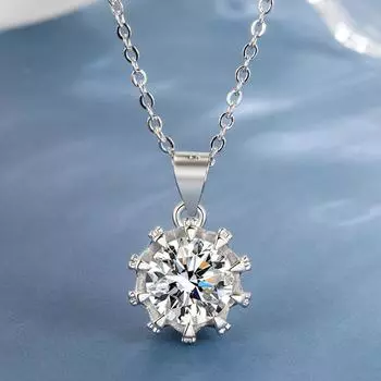 Полное бриллиантовое ожерелье с подвеской в виде короны и угла, преувеличенное ожерелье, модное сочетание для женщин