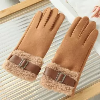Full Finger Women Fleece Gloves Windproof Cycling Mittens Women s Winter Gloves Female/Girls Gift