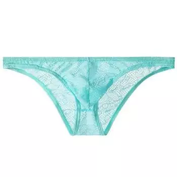 Full Lace Bikini Lace Lace Inner Sexy Shorts Light [Jester] Men s Shorts, Underwear, (M, Blue)