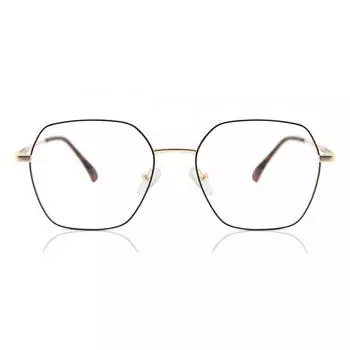 Full Rim Geometric Gold Brown Smartbuy Collection Addisone 911e Fashion Men Eyeglasses Gold Brown/53-17-148