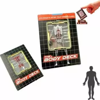 Full Skeleton X-Ray Designs Human Anatomy Games Cards Skeletons Cards Decks Gift for Med Students