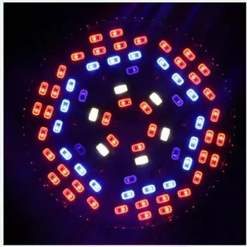 Лампа для выращивания растений полного спектра 78 светодиодов E27 светодиодная лампа для выращивания растений из алюминия для гидропонной системы выращивания овощей палатка a2