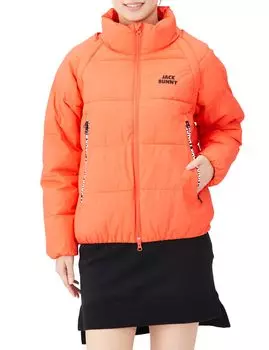 full zip blouson Golf outerwear 00 [Jack Bunny] Women s (2WAY specification/stretch) / / 263-3220002 150_Orange [XS]