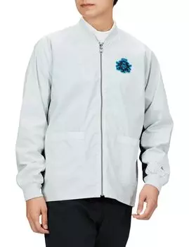 Full Zip Blouson Kinloch Anderson Water Repellent Stretch Reversible Golf MGMWJK03 BLYL LL [Munsingwear] Men s (Blue Yellow)