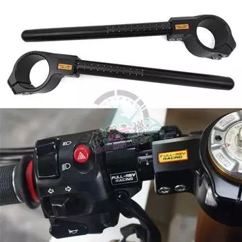 Fullrev Sharp Applicable to Yamaha R1 R6 R7 R9 Restoration Competitive Separate Handle Direction Handlebar r9 Silver