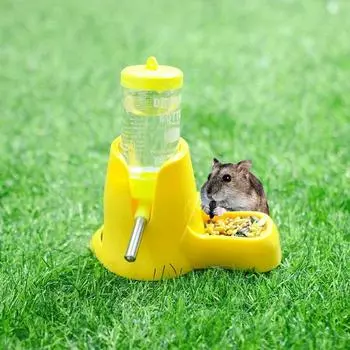 Fully Automatic Hamster Water Feeding Ball Water Dispenser Suitable for Leak Proof Water and Food Dispensers for Small Pets синий