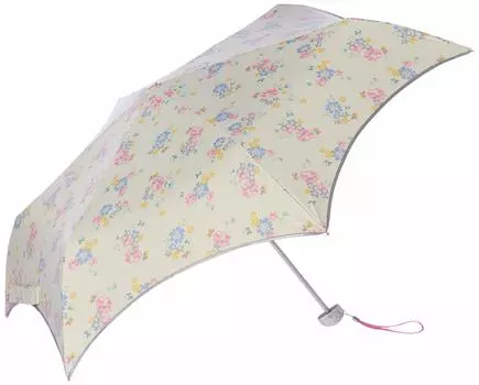 FULTON Folding Umbrella Botanical Cute Stylish Lightweight UV Ladies White Japan Rib 55cm [Moonbat] Women s Length белый