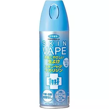 Fumakiller Skinvape Ikarizine Fresh Savon Аромат 200 мл (Квази-лекарство) Газовые репелленты от насекомых Содержат 10% икаридина, ограничений нет 1 set