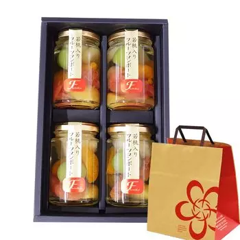 Fumiko Farm Present Sweets Western Confectionery Gift префектура Вакаяма компот из смеси молодых персиков 140 г x 4 бутылки в упаковке (нести включено)