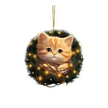 Fun Acrylic Cat Decorative Charm For Car Mirrors And Personalized Key Accessories 1