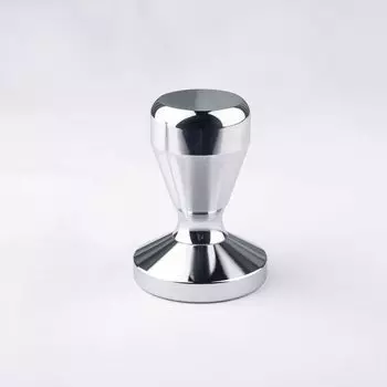 FUN COFFEE Темпер 51 мм Темпер для эспрессо Темпер для кофе Кофейная утварь Нержавеющая сталь Серебристый (ко-0017-1)