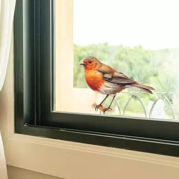 Fun-f104 Ветка Птица Стеклянные Двери и Окна Украшения Дома Наклейка Окна Электростатический УФ 12*16CM/fun-f104 uv