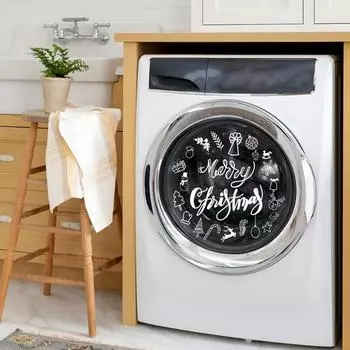 Fun-f270 Рождественский английский слоган Стиральная машина Домашнее украшение Украшение Наклейка УФ Полное проникновение 28*28CM/fun-f270 UV