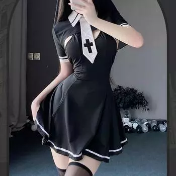 Fun Lingerie, Sexy Women s Seductive Nightgown, Role-playing Costume One Size