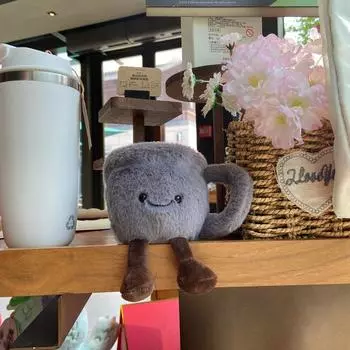 Fun Ma Ling Chocolate Milkshake Toy Cute Milk Tea Plush Doll 10cm70g