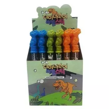 Fun Zone Dinosaur Bubble Stick 3 вида x 8p Корейские детские игрушки