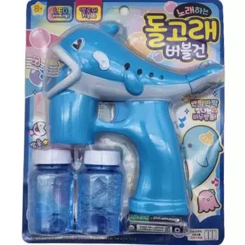 Fun Zone Pong Pong Dolphin Bubble Gun 60 мл Корейские детские игрушки