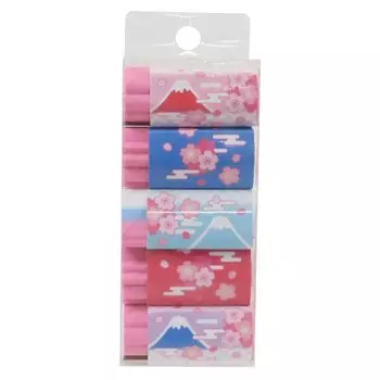 funbox extrusion eraser set cherry blossom 75020501