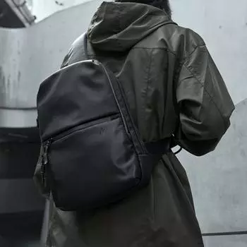 Functional Cycling Chest Bag, Single-shoulder Crossbody Bag, Men s Large-capacity Casual Backpack, Messenger Bag чёрный