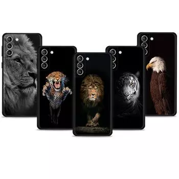 Funda Celular для Samsung Galaxy S22 Ultra 5G S8 S9 S10 S7 S20 FE 2022 S21 Plus S10e Волк Лев Животное Samsung S22 5G