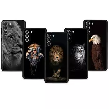 Funda Celular для Samsung Galaxy S22 Ultra 5G S8 S9 S10 S7 S20 FE 2022 S21 Plus S10e Волк Лев Животное Samsung S22 5G