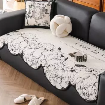 Funda Диваны Ковры Чехлы для диванов Секционный диван Пушистый нескользящий диван Чехол Мебель Защитная подушка с неровностями Ковер 90x90